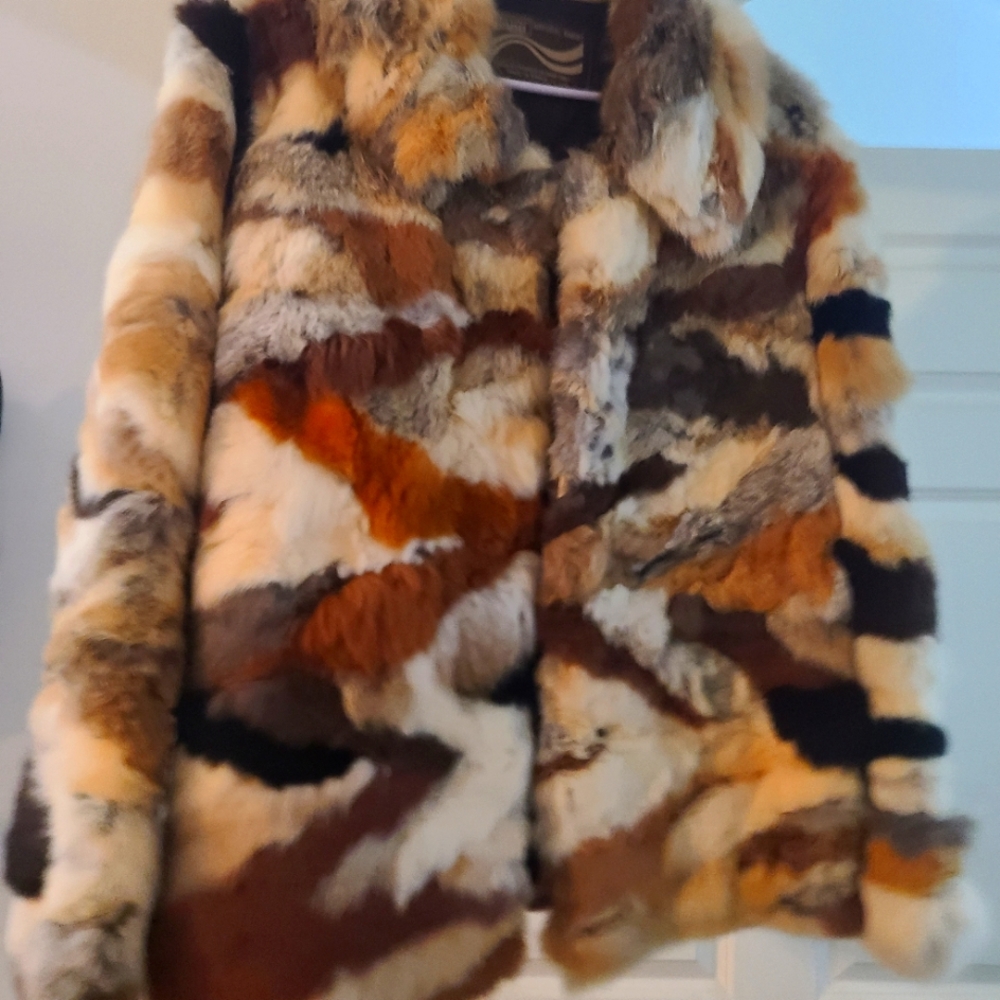70s vintage fur coat